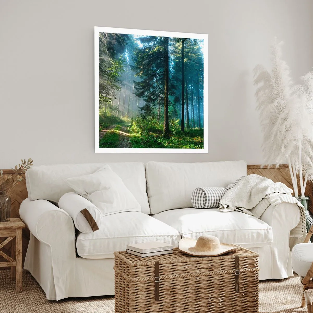 Póster - Radiante por la mañana - 60x60 cm