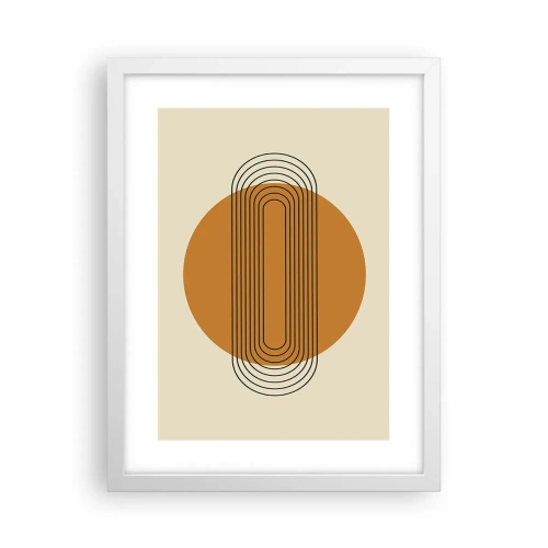 Póster en marco blanco - El plan perfecto - 30x40 cm