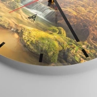 Esfera sin numeración, con rayas