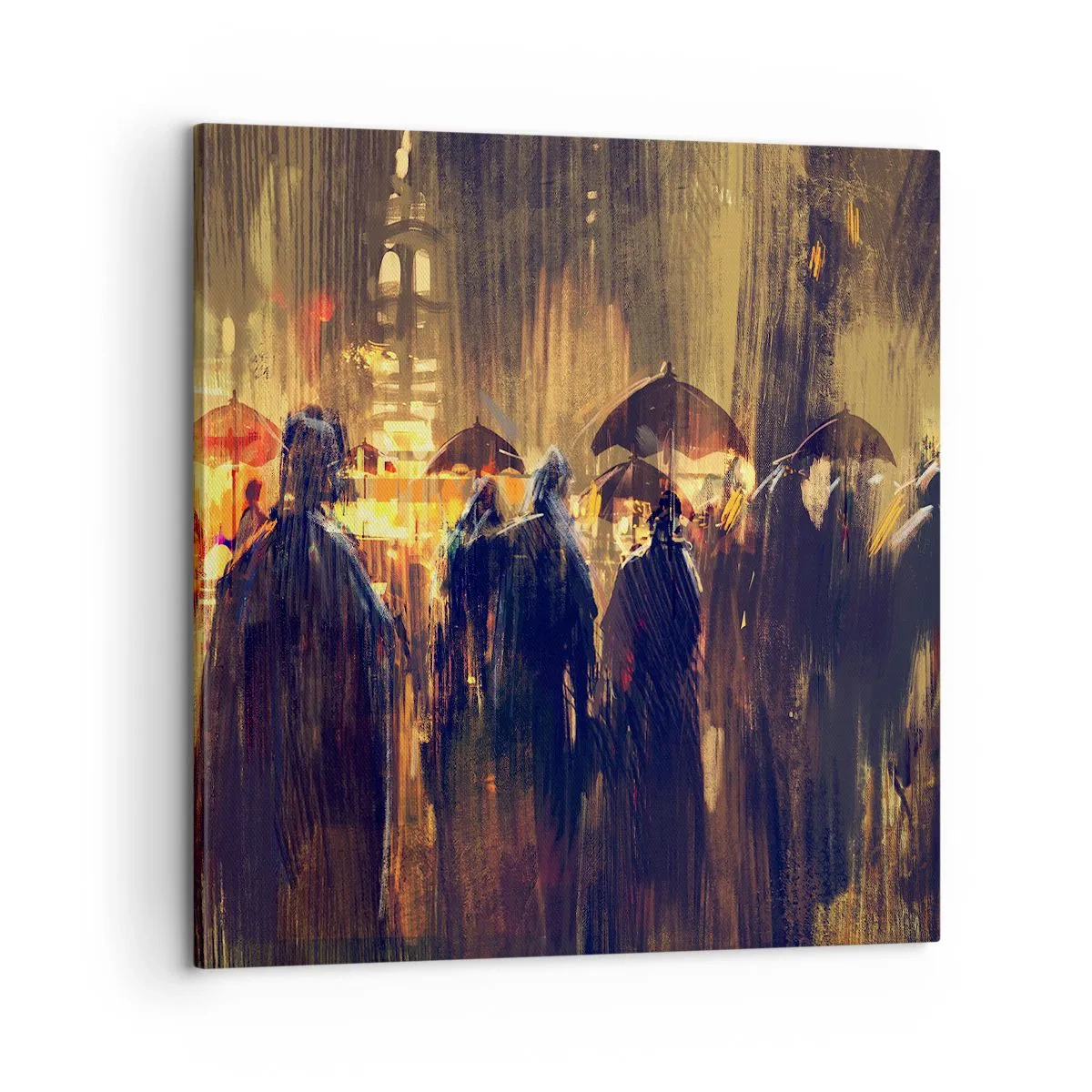 Cuadro sobre lienzo - Impresión de Imagen - Seguidores de la lluvia - 60x60 cm