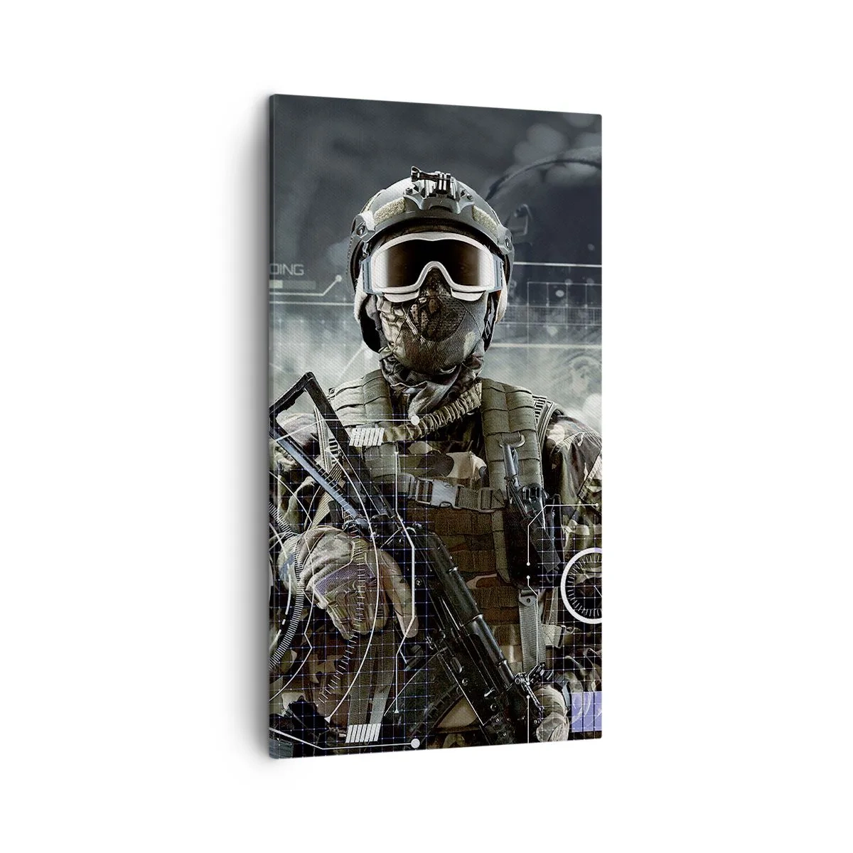 Cuadro sobre lienzo - Impresión de Imagen - De poder a poder - 45x80 cm