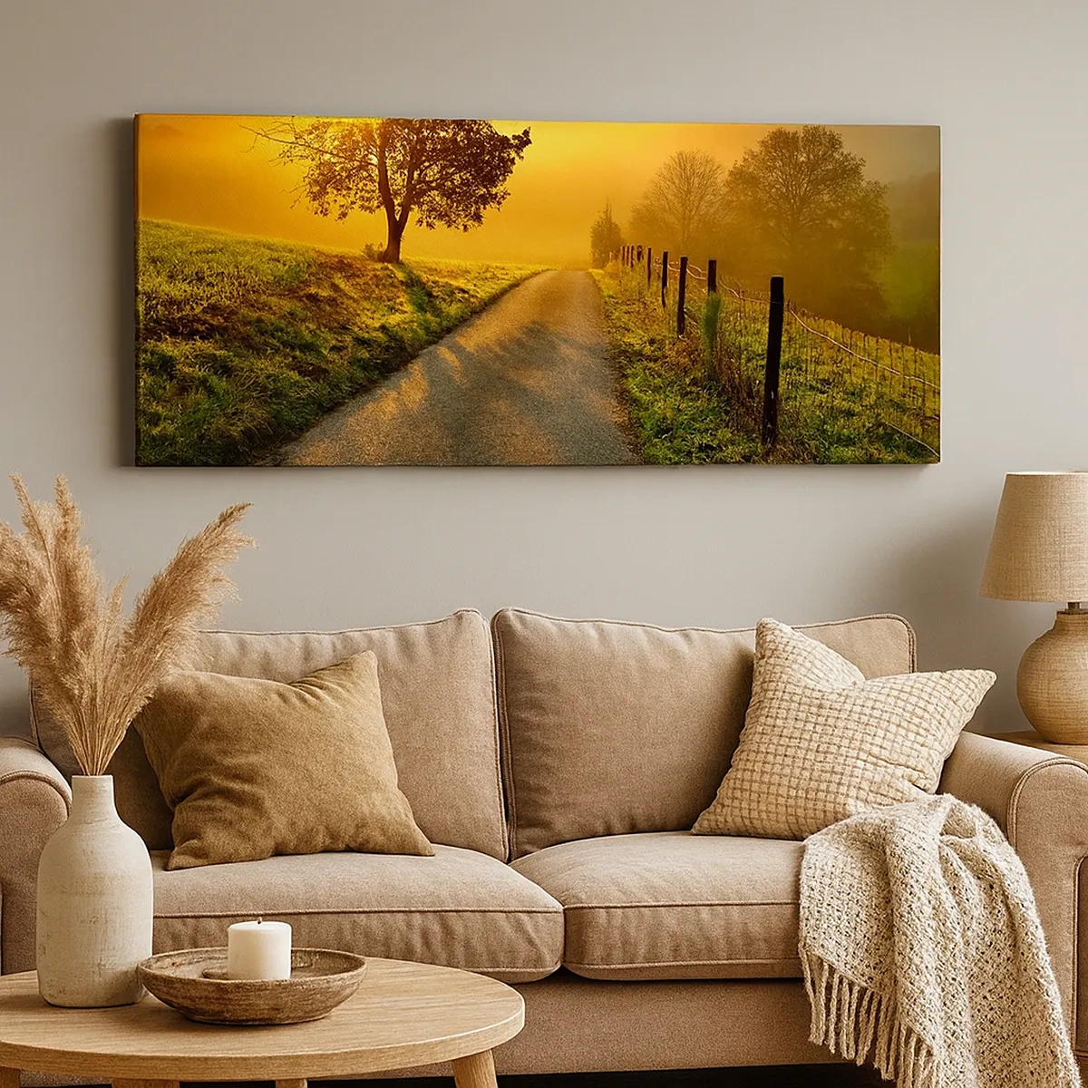 Cuadro sobre lienzo - Impresión de Imagen - Tarde melosa - 30x30 cm