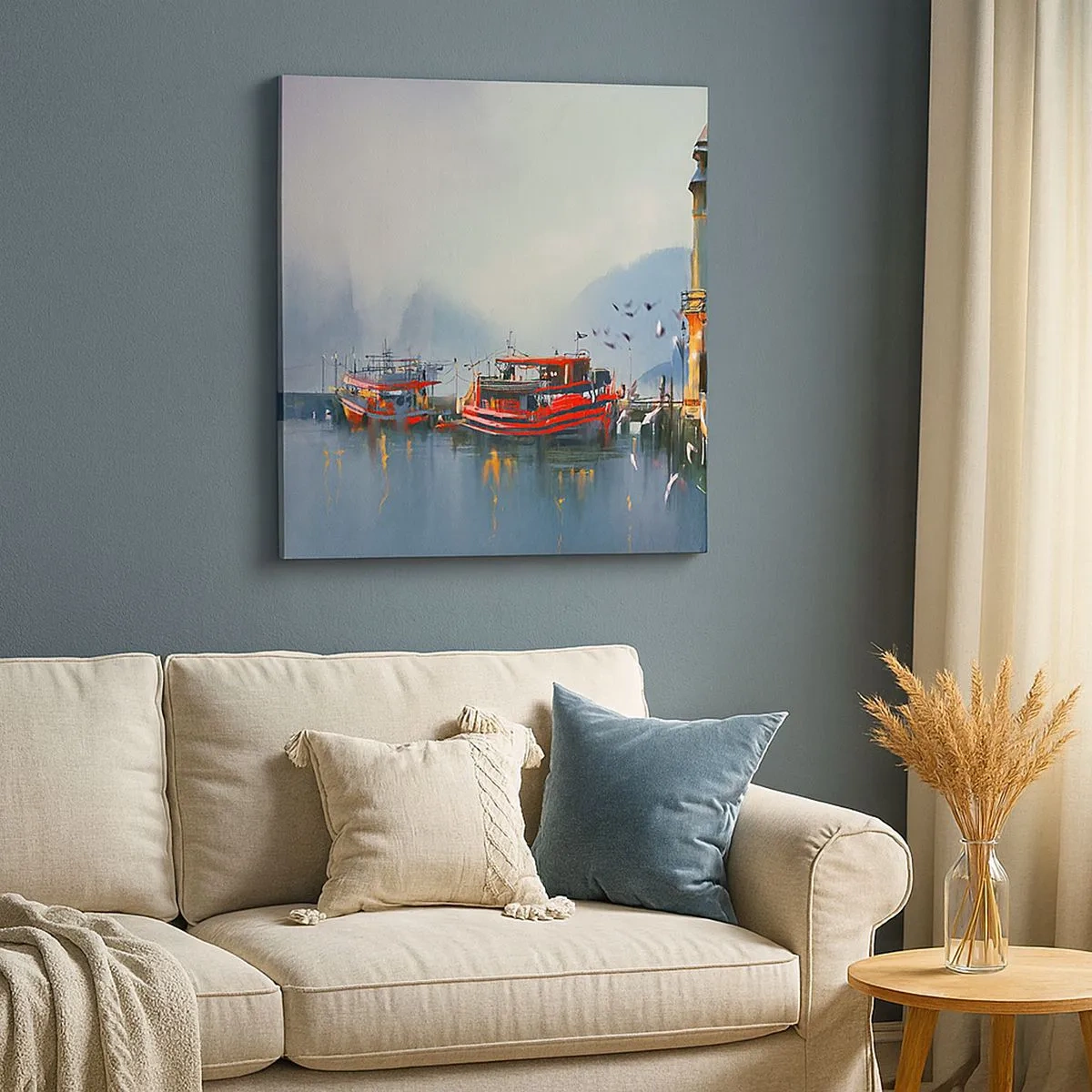 Cuadro sobre lienzo - Impresión de Imagen - En el fin del mundo - 30x30 cm