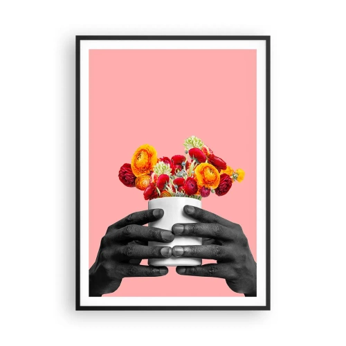 Póster en marco negro - La apoteosis de la vida - 70x100 cm