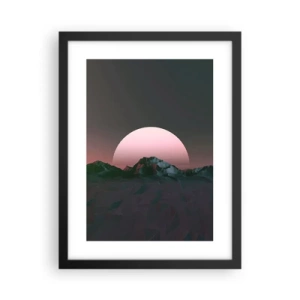 Póster en marco negro - En una galaxia muy muy lejana - 30x40 cm