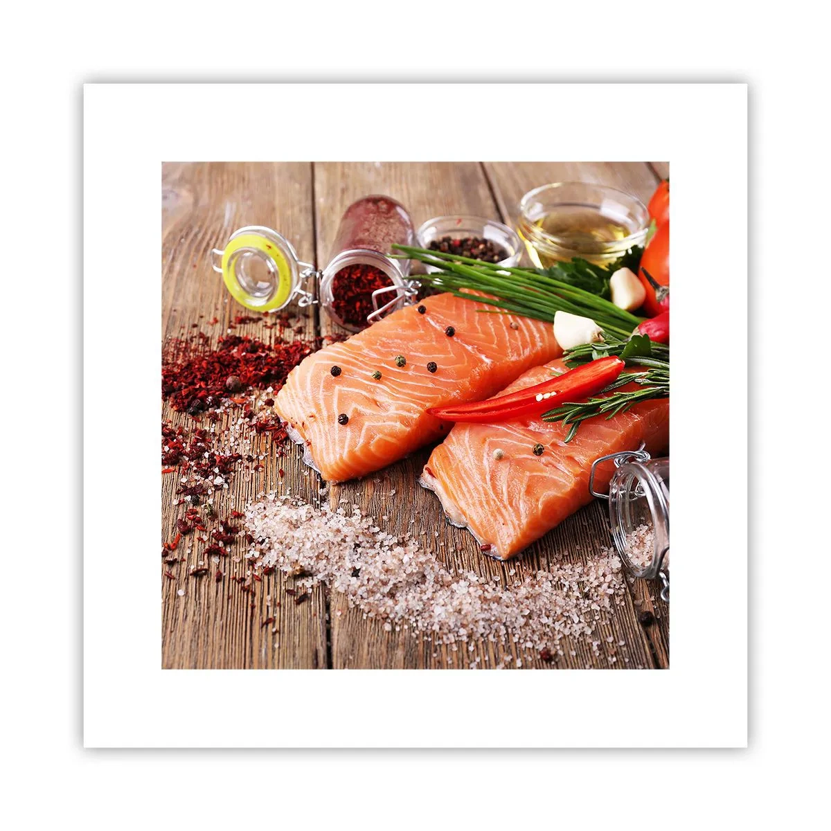 Póster - Una aventura noruega en la cocina - 30x30 cm