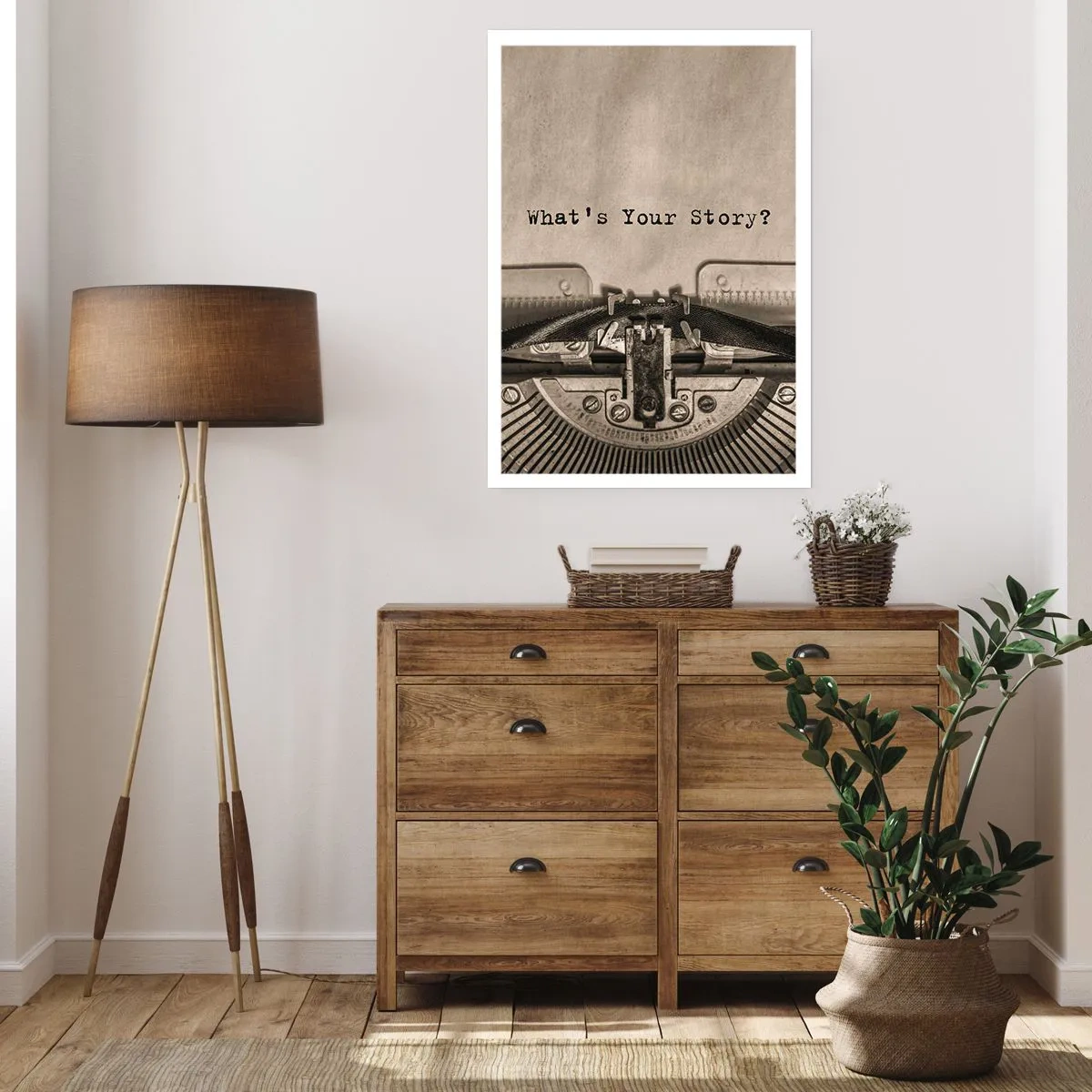 Póster - Solo espero una respuesta - 61x91 cm