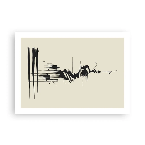 Póster - Abstracción apresurada - 70x50 cm