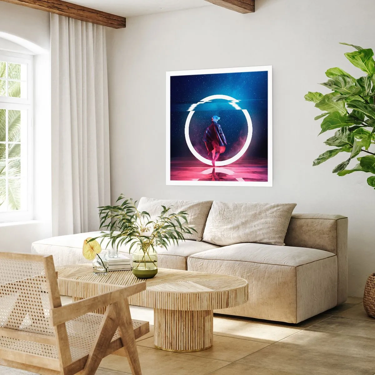 Póster - Entre mundos - 60x60 cm