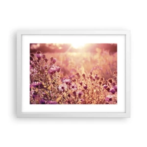 Póster en marco blanco - Antes de que se acabe el verano - 40x30 cm