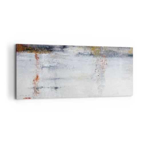 Cuadro sobre lienzo - Impresión de Imagen - Tras una cortina de aire - 100x40 cm