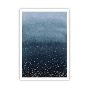 Póster - Composición - fases azules - 70x100 cm