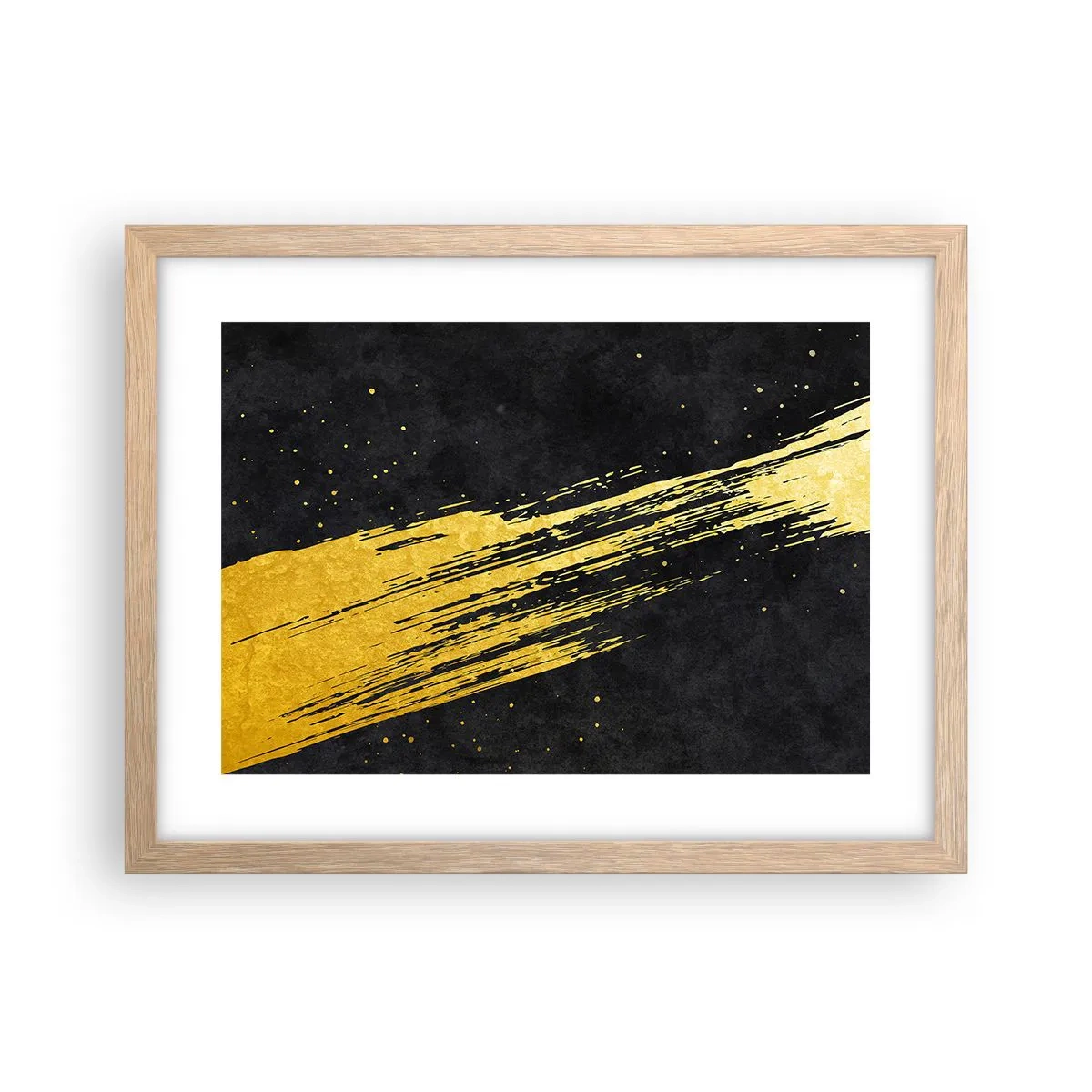 Póster en marco roble claro - Saltar al hiperespacio - 40x30 cm