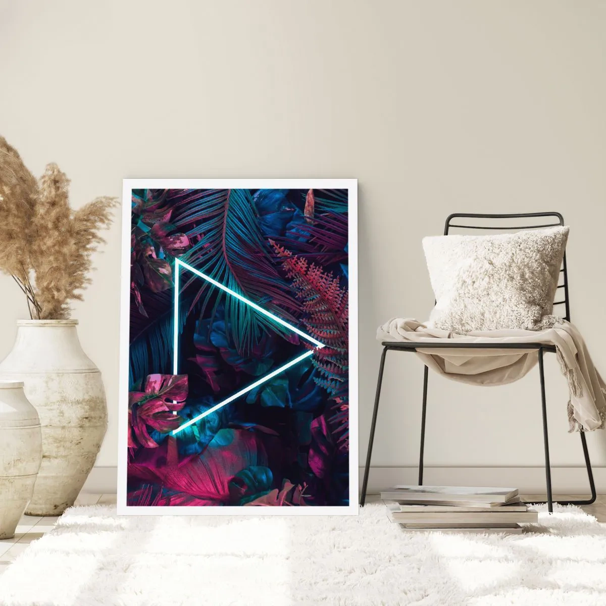 Póster - Jardín fluorescente - 61x91 cm