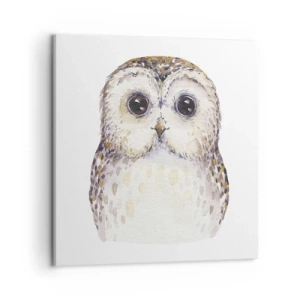 Cuadro sobre lienzo - Impresión de Imagen - Mírame a los ojos - 50x50 cm