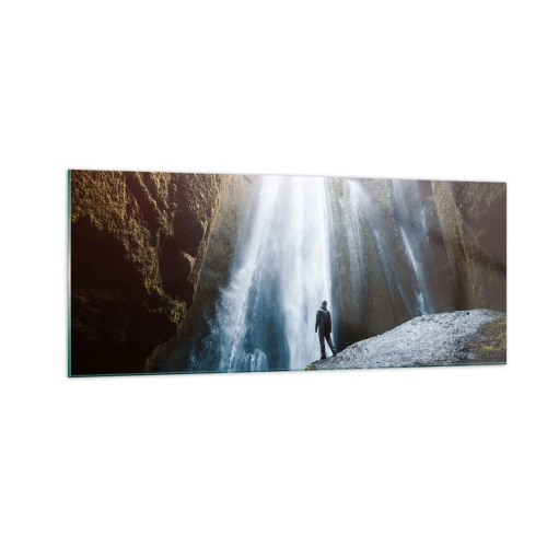 Cuadro sobre vidrio - Impresiones sobre Vidrio - Impresionante vista - 100x40 cm