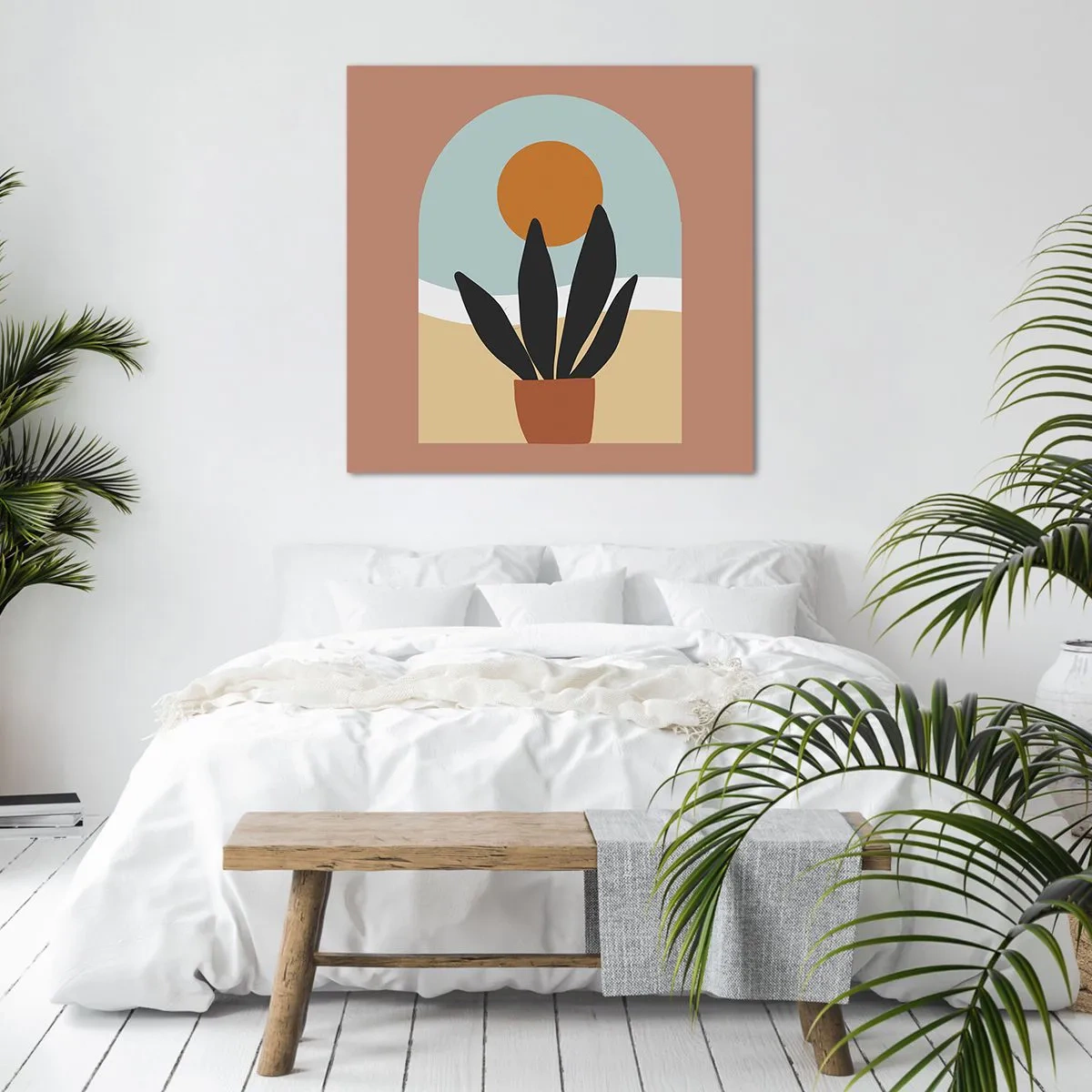Cuadro sobre lienzo - Impresión de Imagen - Pequeñas alegrías - 70x70 cm
