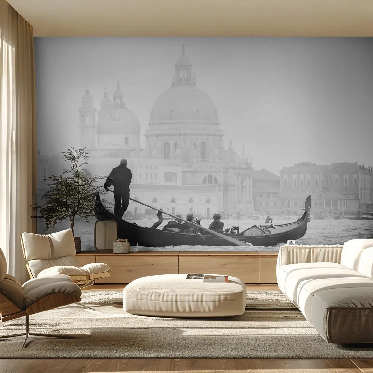 Fotomural Premium Sand - Un viaje a la fuente de la belleza - Venecia, Ciudad, Arquitectura - 100x70 cm