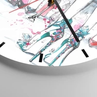 Esfera sin numeración, con rayas