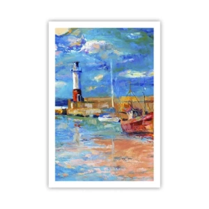 Póster - Tarde en la bahía del arco iris - 61x91 cm