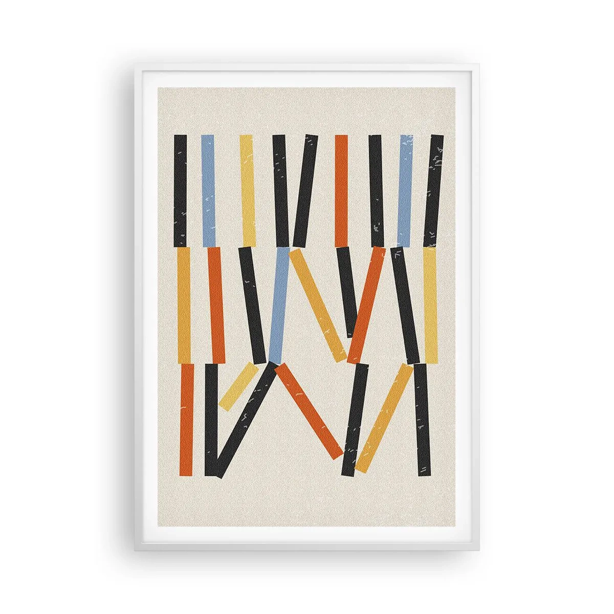 Póster en marco blanco - Composición horizontal - 70x100 cm