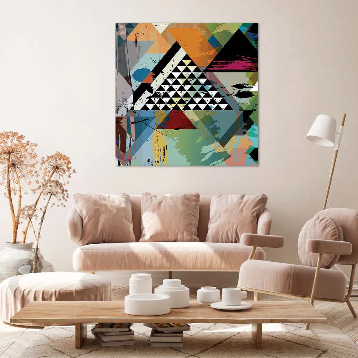 Cuadro sobre lienzo - Impresión de Imagen - Qué sencillo es - 40x40 cm