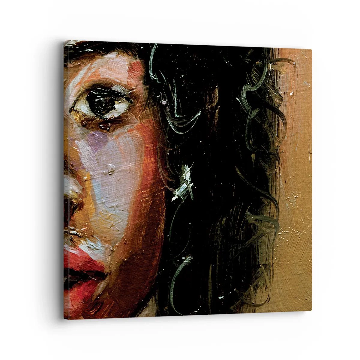 Cuadro sobre lienzo - Impresión de Imagen - La mitad de mi ser - 30x30 cm