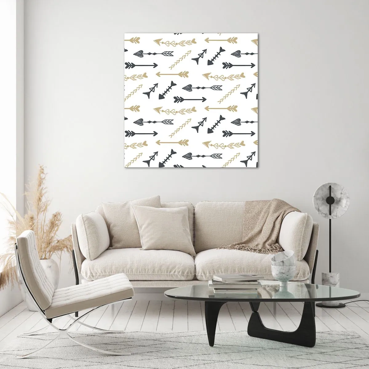 Cuadro sobre vidrio - Impresiones sobre Vidrio - El sueño de un arquero - 70x70 cm