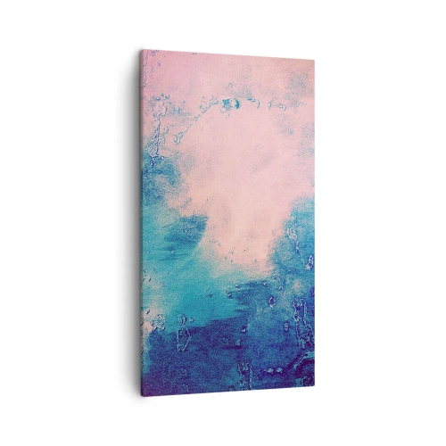 Cuadro sobre lienzo - Impresión de Imagen - Abrazo azul - 45x80 cm