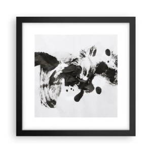 Póster en marco negro - ¿Un método en la locura? - 30x30 cm