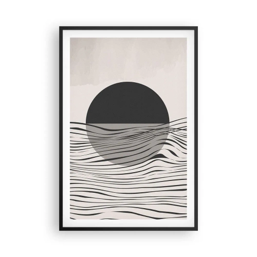 Póster en marco negro - Media composición - 61x91 cm