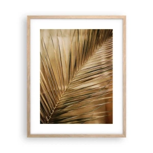 Póster en marco roble claro - Una columnata natural - 40x50 cm