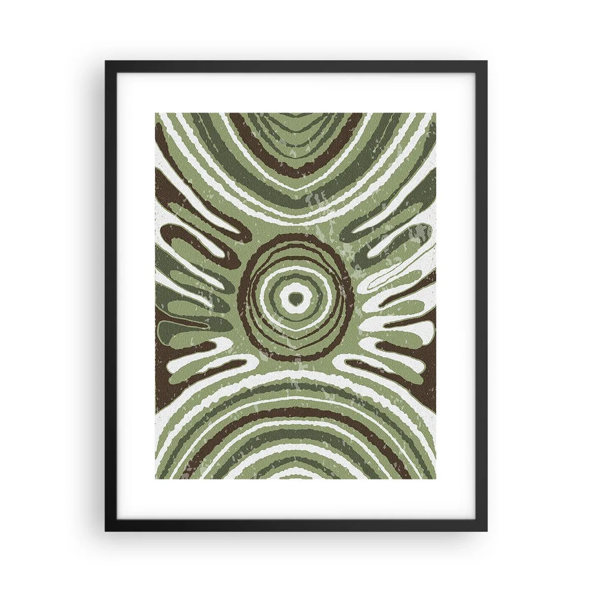 Póster en marco negro - Explosión de emociones - 40x50 cm