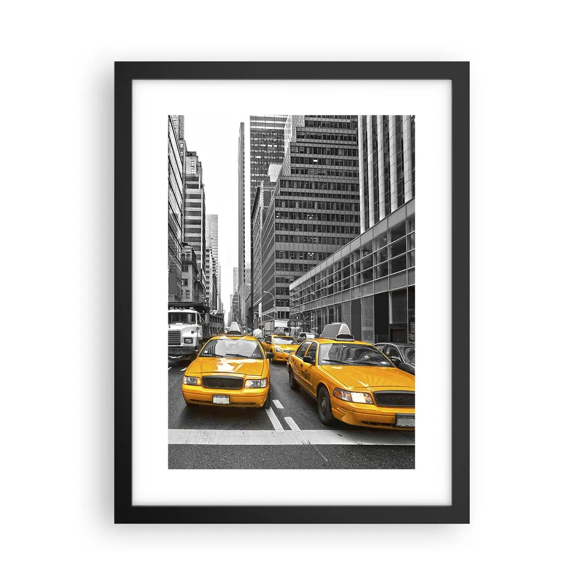 Póster en marco negro - Nosotros somos los que damos color a la ciudad - 30x40 cm