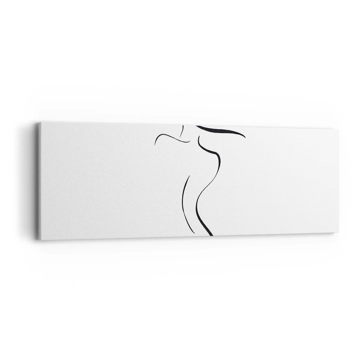 Cuadro sobre lienzo - Impresión de Imagen - Escurridiza como una ola - 90x30 cm