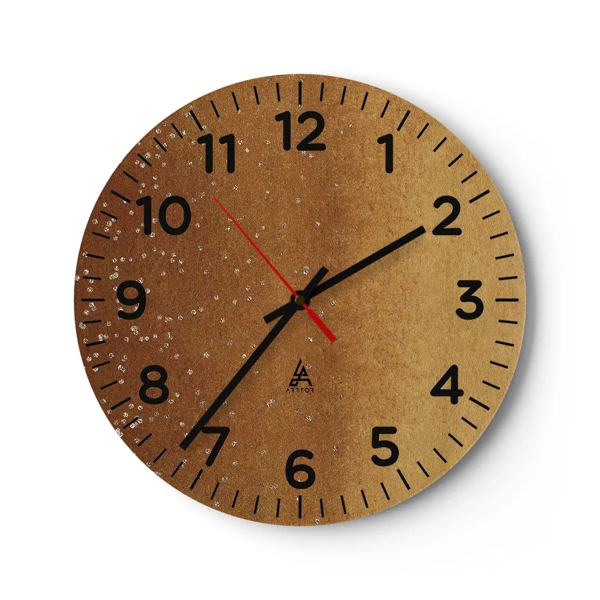 Reloj de pared - Reloj de vidrio - Nacimiento de la luz - 30x30 cm
