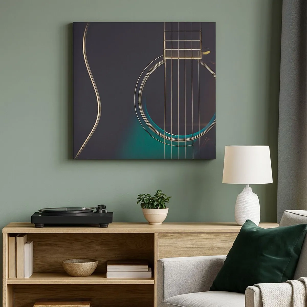 Cuadro sobre lienzo - Impresión de Imagen - Un momento antes de que suene - 30x30 cm