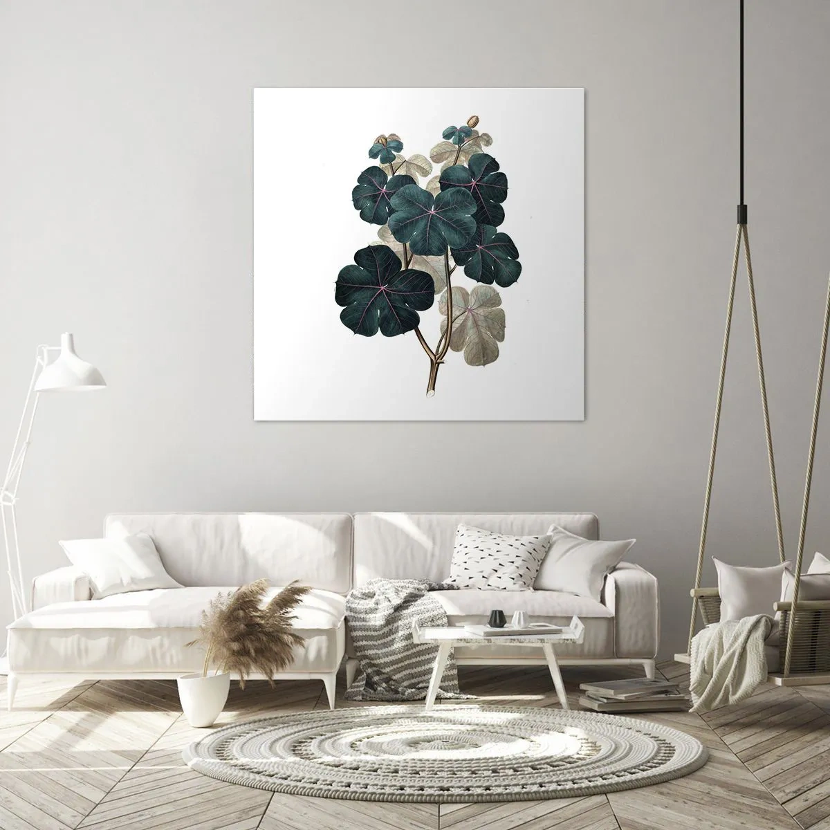 Cuadro sobre lienzo - Impresión de Imagen - De un viejo herbario - 50x50 cm