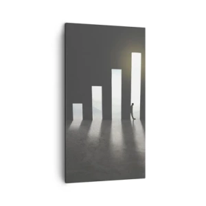 Cuadro sobre lienzo - Impresión de Imagen - El camino del éxito - 45x80 cm