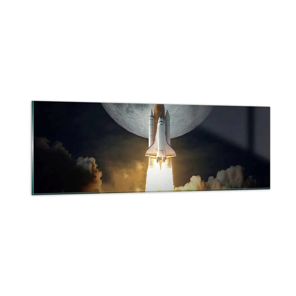 Cuadro sobre vidrio - Impresiones sobre Vidrio - El comienzo de una aventura sobrenatural - 90x30 cm