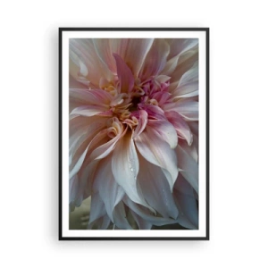 Póster en marco negro - Frescura floreciente - 70x100 cm