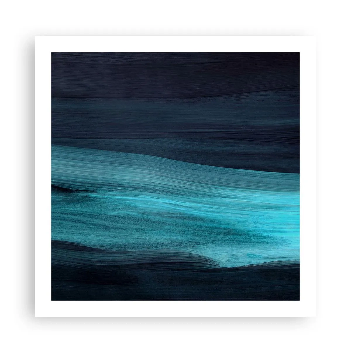 Póster - Nadar con la corriente - 60x60 cm