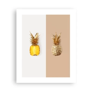 Póster - Piña y media - 40x50 cm