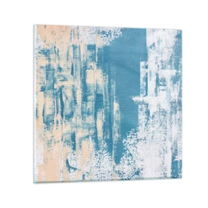 Cuadro sobre vidrio - Impresiones sobre Vidrio - A través de un carámbano - 30x30 cm