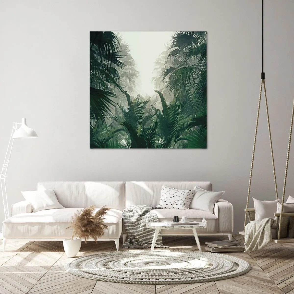 Cuadro sobre lienzo - Impresión de Imagen - Misterio tropical - 60x60 cm