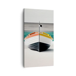 Cuadro sobre lienzo - Impresión de Imagen - En su lugar exacto - 45x80 cm