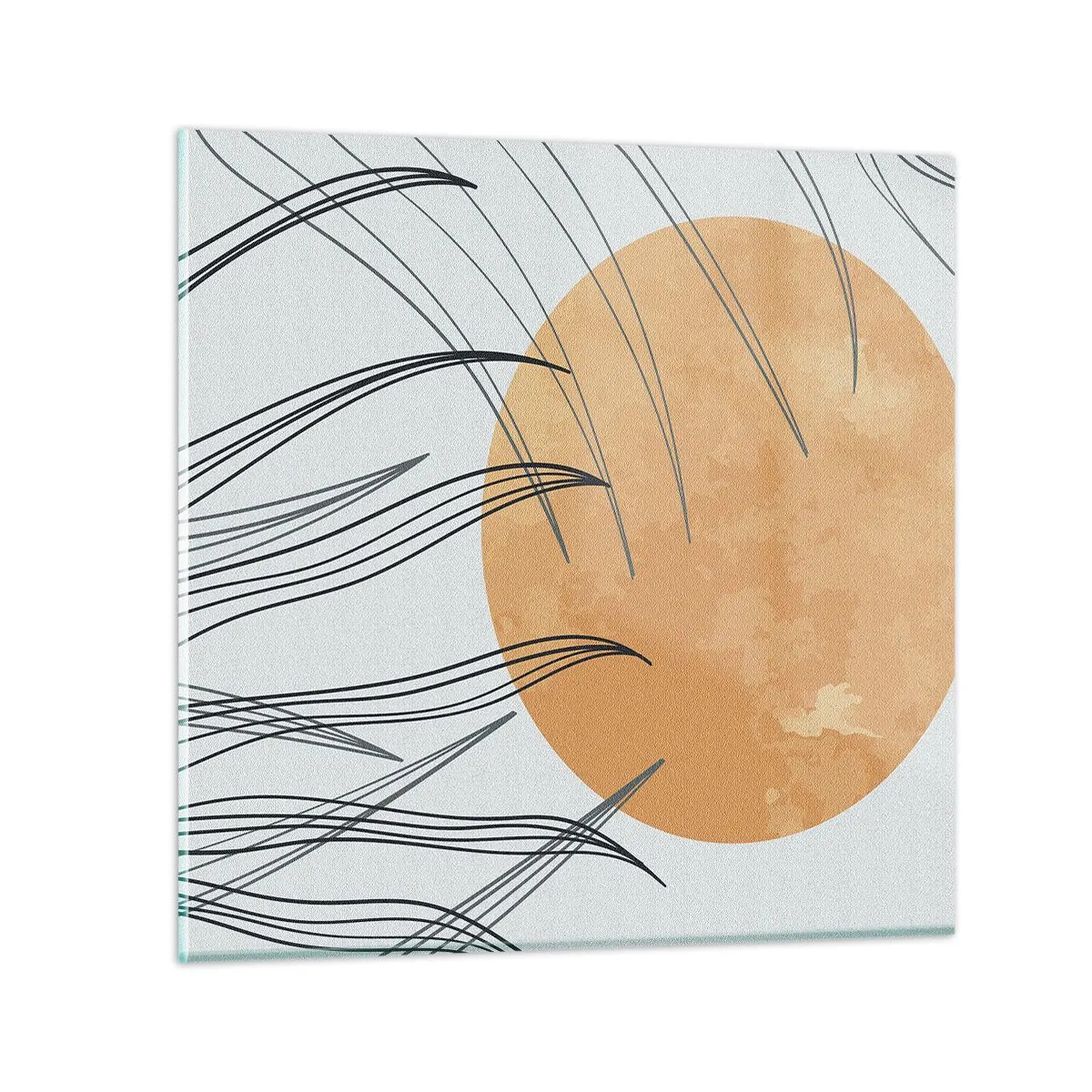 Cuadro sobre vidrio - Impresiones sobre Vidrio - Siempre hacia el sol - 30x30 cm