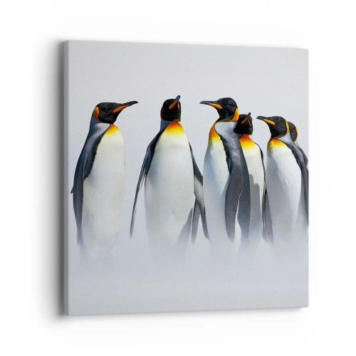 Cuadro sobre lienzo - Impresión de Imagen - Reunión en traje de noche - 40x40 cm