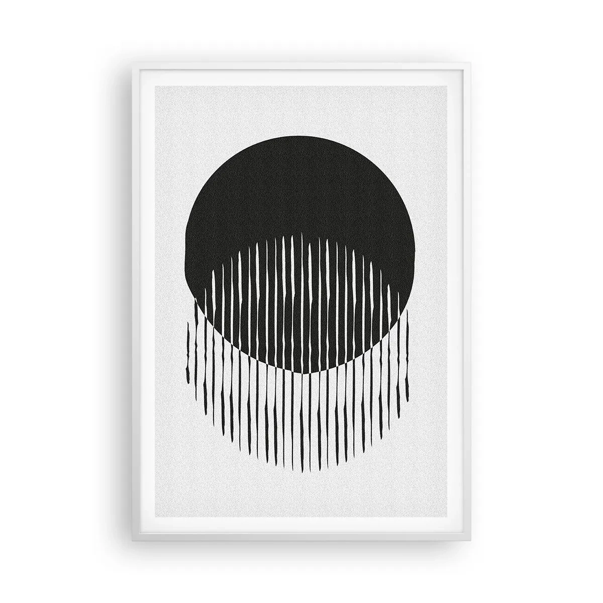 Póster en marco blanco - Su alter ego - 70x100 cm