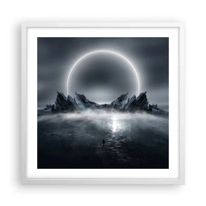 Póster en marco blanco - El final del cuento - 50x50 cm